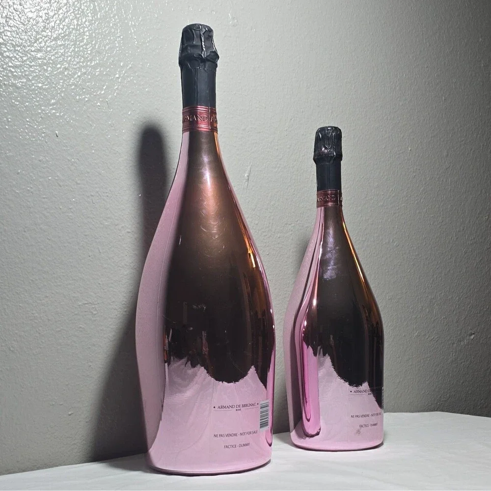 Armand de Brignac Brut Rosé Pink Champagne Display Dummy Bottles 1.5L 3.0L [C]